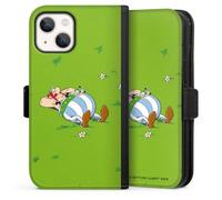 DeinDesign Etui Compatible avec Apple iPhone 13 Mini Etui Folio Etui magnetique Obélix Produit sous Licence Officielle Astérix