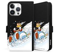 DeinDesign Etui Compatible avec Apple iPhone 14 Pro Max Etui Folio Etui magnetique Astérix Obélix Enfance