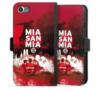 DeinDesign Etui Compatible avec Apple iPhone SE (2020) Etui Folio Etui magnetique FCB FC Bayern Munich Bundesliga