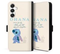 DeinDesign Etui Compatible avec Samsung Galaxy A16 5G Etui Folio Etui magnetique Lilo & Stitch Produit sous Licence Officielle Disney