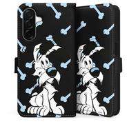 DeinDesign Etui Compatible avec Samsung Galaxy A26 5G Etui Folio Etui magnetique Asterix Idefix Transparent