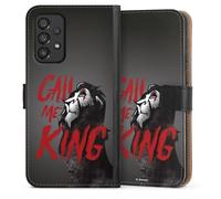 DeinDesign Etui Compatible avec Samsung Galaxy A33 5G Etui Folio Etui magnetique Le Roi Lion Méchant Disney