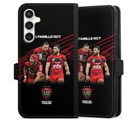 DeinDesign Etui Compatible avec Samsung Galaxy S23 FE Etui Folio Etui magnetique RC Toulon Produit sous Licence Officielle Rugby Club Toulonnais