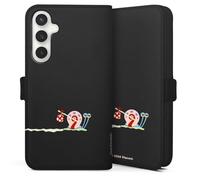 DeinDesign Etui Compatible avec Samsung Galaxy S24 FE 5G Etui Folio Etui magnetique Gary Bob l'éponge Produit sous Licence Officielle