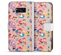 DeinDesign Etui Compatible avec Samsung Galaxy S8 Plus Etui Folio Etui magnetique Disney Alice au Pays des Merveilles Motifs