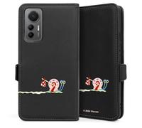 DeinDesign Etui Compatible avec Xiaomi 12 Lite 5G Etui Folio Etui magnetique Gary Bob l'éponge Produit sous Licence Officielle