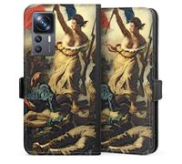 DeinDesign Etui Compatible avec Xiaomi 12T 5G Etui Folio Etui magnetique France Peinture Révolution