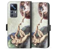 DeinDesign Etui Compatible avec Xiaomi 12T 5G Etui Folio Etui magnetique Michel-Ange ¼uvre d'art Peinture