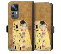 DeinDesign Etui Compatible avec Xiaomi 12T Pro 5G Etui Folio Etui magnetique Klimt ¼uvre d'art Peinture