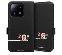 DeinDesign Etui Compatible avec Xiaomi 13 Pro Etui Folio Etui magnetique Gary Bob l'éponge Produit sous Licence Officielle