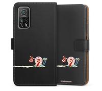 DeinDesign Etui Compatible avec Xiaomi Mi 10T Etui Folio Etui magnetique Gary Bob l'éponge Produit sous Licence Officielle
