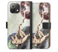 DeinDesign Etui Compatible avec Xiaomi Mi 11 Lite 5G Etui Folio Etui magnetique Michel-Ange ¼uvre d'art Peinture