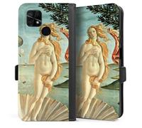 DeinDesign Etui Compatible avec Xiaomi Redmi 10C Etui Folio Etui magnetique Botticelli Peinture