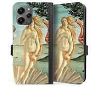 DeinDesign Etui Compatible avec Xiaomi Redmi 12 Etui Folio Etui magnetique Botticelli Peinture