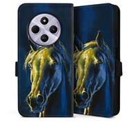 DeinDesign Etui Compatible avec Xiaomi Redmi 14C Etui Folio Etui magnetique Cheval Licorne Animal-Look