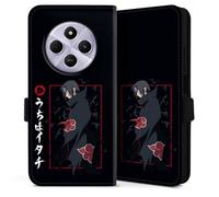 DeinDesign Etui Compatible avec Xiaomi Redmi 14C Etui Folio Etui magnetique Itachi Uchiha Produit sous Licence Officielle Naruto Shippuden