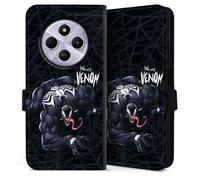 DeinDesign Etui Compatible avec Xiaomi Redmi 14C Etui Folio Etui magnetique Marvel Venom Spider-Man