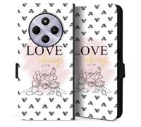 DeinDesign Etui Compatible avec Xiaomi Redmi 14C Etui Folio Etui magnetique Minnie Mouse Mickey Amour