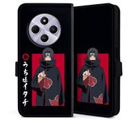 DeinDesign Etui Compatible avec Xiaomi Redmi 14C Etui Folio Etui magnetique Naruto Shippuden Itachi Uchiha Produit sous Licence Officielle