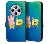 DeinDesign Etui Compatible avec Xiaomi Redmi 14C Etui Folio Etui magnetique Produit sous Licence Officielle Patrick Étoile de mer Bob l'éponge