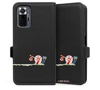DeinDesign Etui Compatible avec Xiaomi Redmi Note 10 Pro Etui Folio Etui magnetique Gary Bob l'éponge Produit sous Licence Officielle