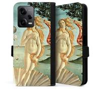 DeinDesign Etui Compatible avec Xiaomi Redmi Note 12 4G Etui Folio Etui magnetique Botticelli Peinture