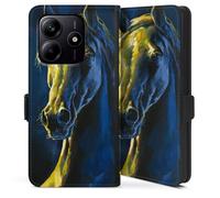 DeinDesign Etui Compatible avec Xiaomi Redmi Note 14 5G Etui Folio Etui magnetique Cheval Licorne Animal-Look