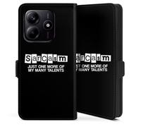 DeinDesign Etui Compatible avec Xiaomi Redmi Note 14 5G Etui Folio Etui magnetique Déclaration Inscription Lettres