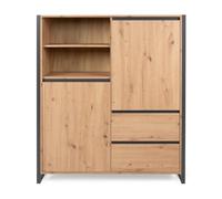 DEINE TANTE EMMA 002947 Denver 51 Artisan Chêne NB Anthracite/Gris