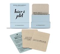 Deine Zweisamkeit Ici & Maintenant | Jeu de cartes de conversation parentale | 100 questions profondes pour les parents | Impulsions de conversation de 1 à 5 minutes pour plus de proximité et de