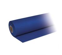 DeinPack 1 rouleau de nappe Airlaid - Bleu foncé - 25 m x 1,2 m - Nappe de qualité supérieure - Rouleau de nappe en papier uni - Idéal pour les fêtes, les mariages, les anniversaires, la décoration et
