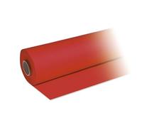 DeinPack 1 rouleau de nappe Airlaid - Rouge - 25 m x 1,2 m - Nappe de qualité supérieure - Rouleau de nappe en papier uni - Idéal pour les fêtes, les mariages, les anniversaires, la décoration et les