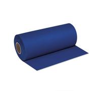 DeinPack Airlaid Lot de 12 rouleaux de chemin de table bleu foncé - 40 cm x 24 m - Chemin de table uni - Perforation tous les 120 cm - Chemin de table de qualité supérieure idéal pour toutes les