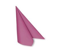 DeinPack Airlaid Lot de 50 serviettes jetables 40 x 40 cm, fuchsia, de qualité supérieure, aspect tissu, indéchirables, absorbantes et indéformables, idéales pour mariage, fêtes et événements