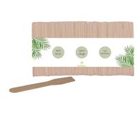 DeinPack Lot de 1000 cuillères à glace en bouleau 9,6 cm - Biodégradables - Couverts durables - Couverts jetables - Couverts en bois
