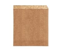 DeinPack Lot de 1000 sacs à goûter en papier - Papier à burger étanche à la graisse - Biodégradables - Sacs à goûter compostables - Papier antiadhésif non blanchi - 16 x 16 cm - Marron