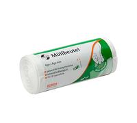 DEISS FIRST Plus Lot de 40 sacs poubelle Blanc 70 l