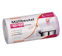 DEISS Lot de 40 sacs poubelle pour Touch Bin de Brabantia, taille C, 10 à 12 l