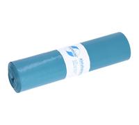 DEISS PREMIUM Lot de 25 sacs poubelle Bleu 120 l