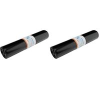 DEISS PREMIUM PLUS Sacs poubelle noirs 120 l, 700 x 1100 mm (Lot de 2)