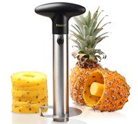 Deiss PRO Dévideur d’Ananas (Coupe-Ananas) - 2 en 1 Coupe & Trancheur Ananas en Acier Inoxydable - Faites des tranches d'ananas parfaits et sans gâchis - Lavable au lave-vaisselle