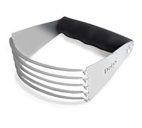 Deiss PRO Mélangeur à Pâtisserie Professionnel - Coupe-Pâte Inox avec 5 Lames - Poignée Antidérapante - Mélangeur de Cuisine Lavable au Lave-Vaisselle