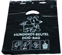 DEISS Sac à déjections canines en film HDPE 3 litres noir 50 pièces