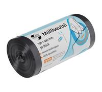 Deiss Universal Plus 44902 Sacs poubelle, 390 mm x 490 mm, 50 par rouleau, 15 l, gris