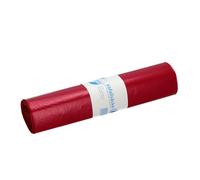 deiss universel 11900 ecofine déchets Sacs, 700 mm x 1100 mm, 25 par rouleau Rouge