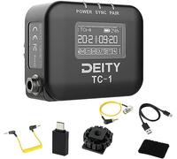 Deity TC-1 Boîtier de code horaire sans fil avec câble BNC, radio 2,4 G, précision du code horaire 0,5 ppm, 8 canaux, Bluetooth 5.0, portée maximale de 75 m, prise en charge du générateur de code
