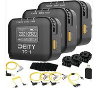 Deity TC-1 KIT Lot de 3 boîtiers de Code horaire sans Fil, Radio 2,4 G, précision du Code horaire 0,5 ppm, 8 canaux, Bluetooth 5.0, portée maximale de 75 m, Prise en Charge de l'application avec 3