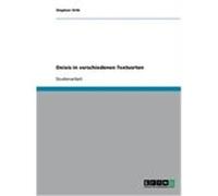 Deixis in verschiedenen Textsorten Orth, Stephan (Auteur)