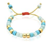 Deja Beads Mélange bleu et doré