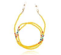 Deja Jewels Cordon Bohème Jaune pour Lunettes de Soleil ou Lunettes de Lecture